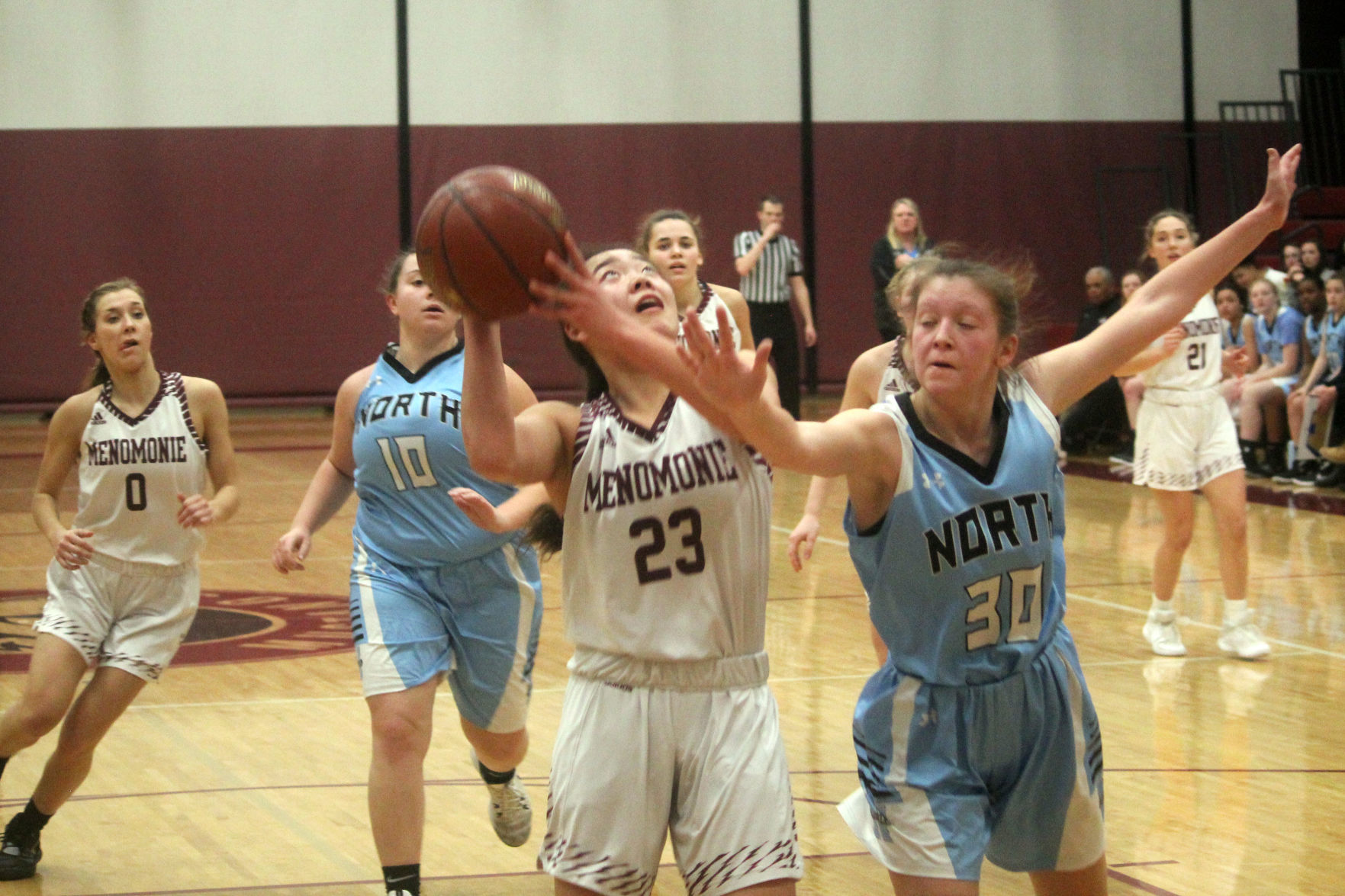 Eau Claire North at Menomonie girls basketball 2-13-20